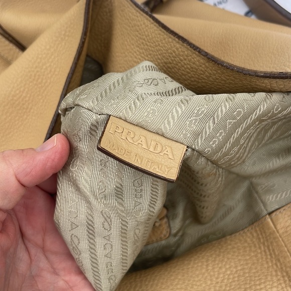 Prada Tan Leather Shoulder Bag - Picture 14 of 17